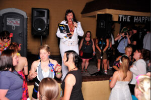 Pricilla officiates the 2009 Wedding